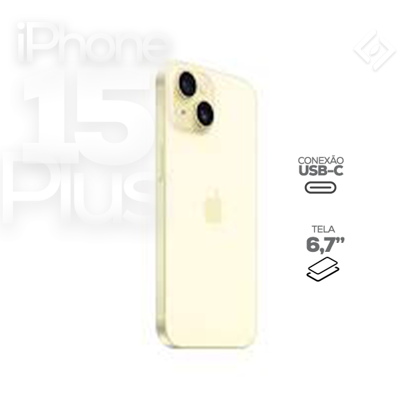 iPhone 15 Plus 128Gb yellow amarelo